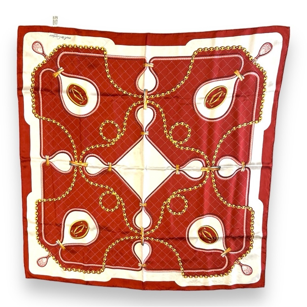 Cartier silk scarf